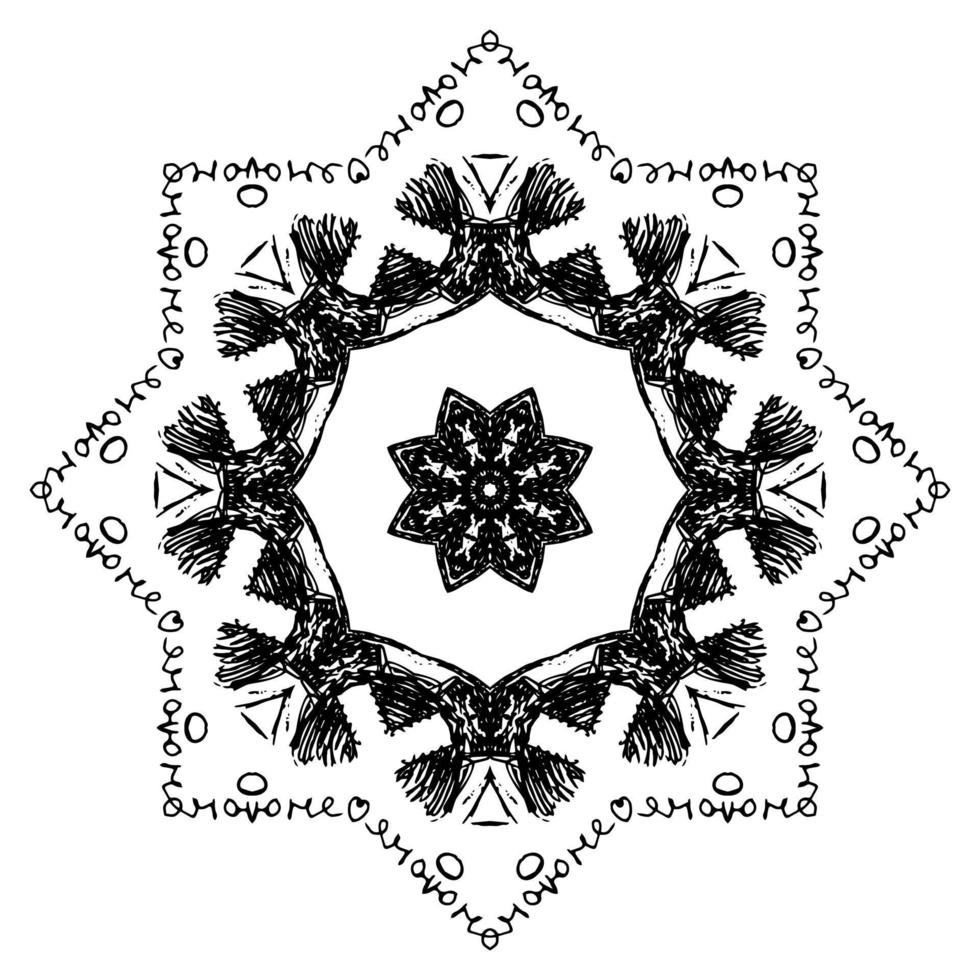 Abstract ornament. Ethnic decorative elements vector