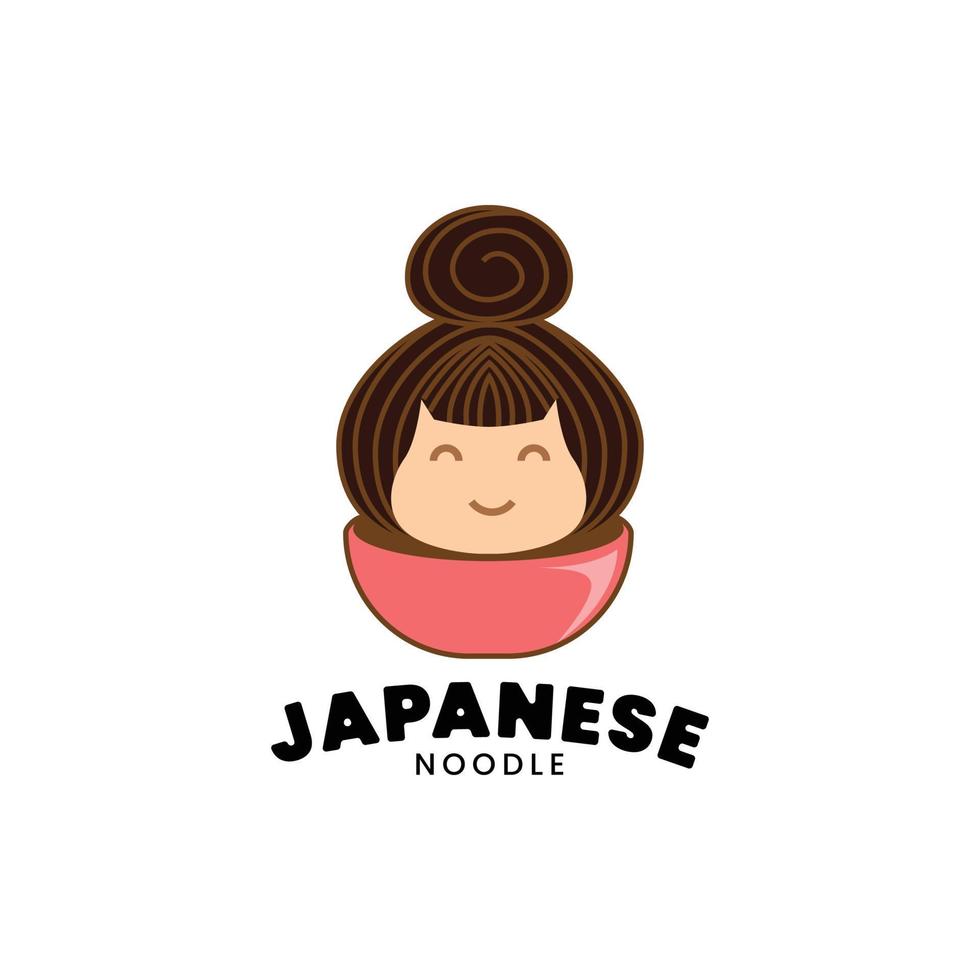 logotipos de comida japonesa vector