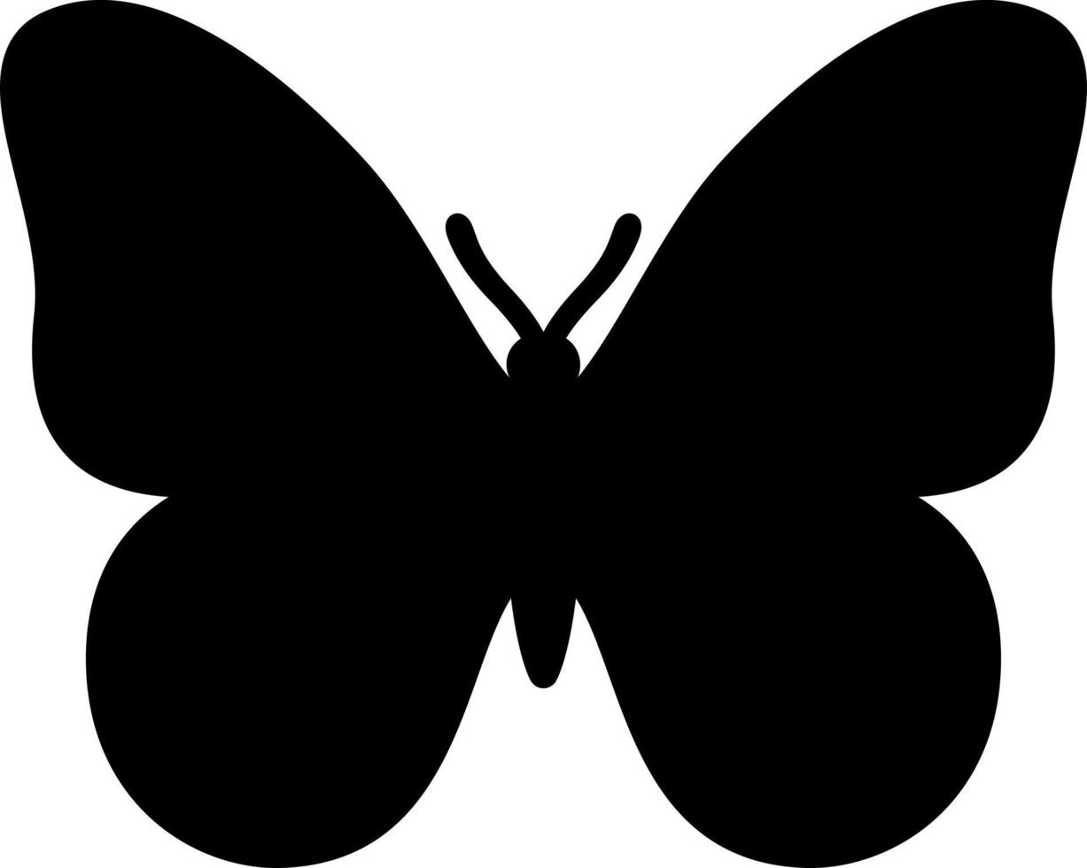 Set of butterflies of different shapes. vector