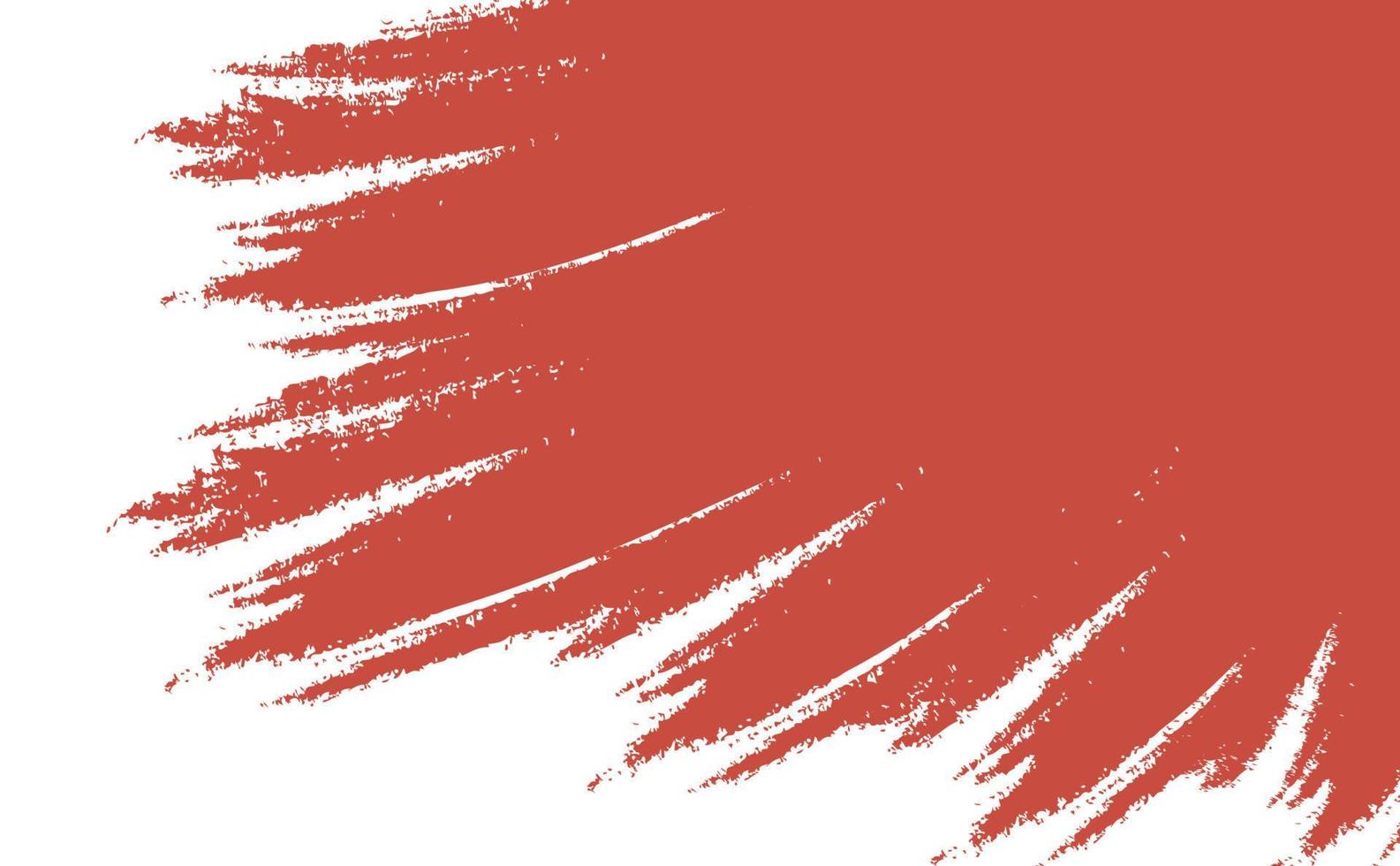 Red, pantone Poinciana, abstract pattern, watercolor brush stroke texture, grunge style. vector