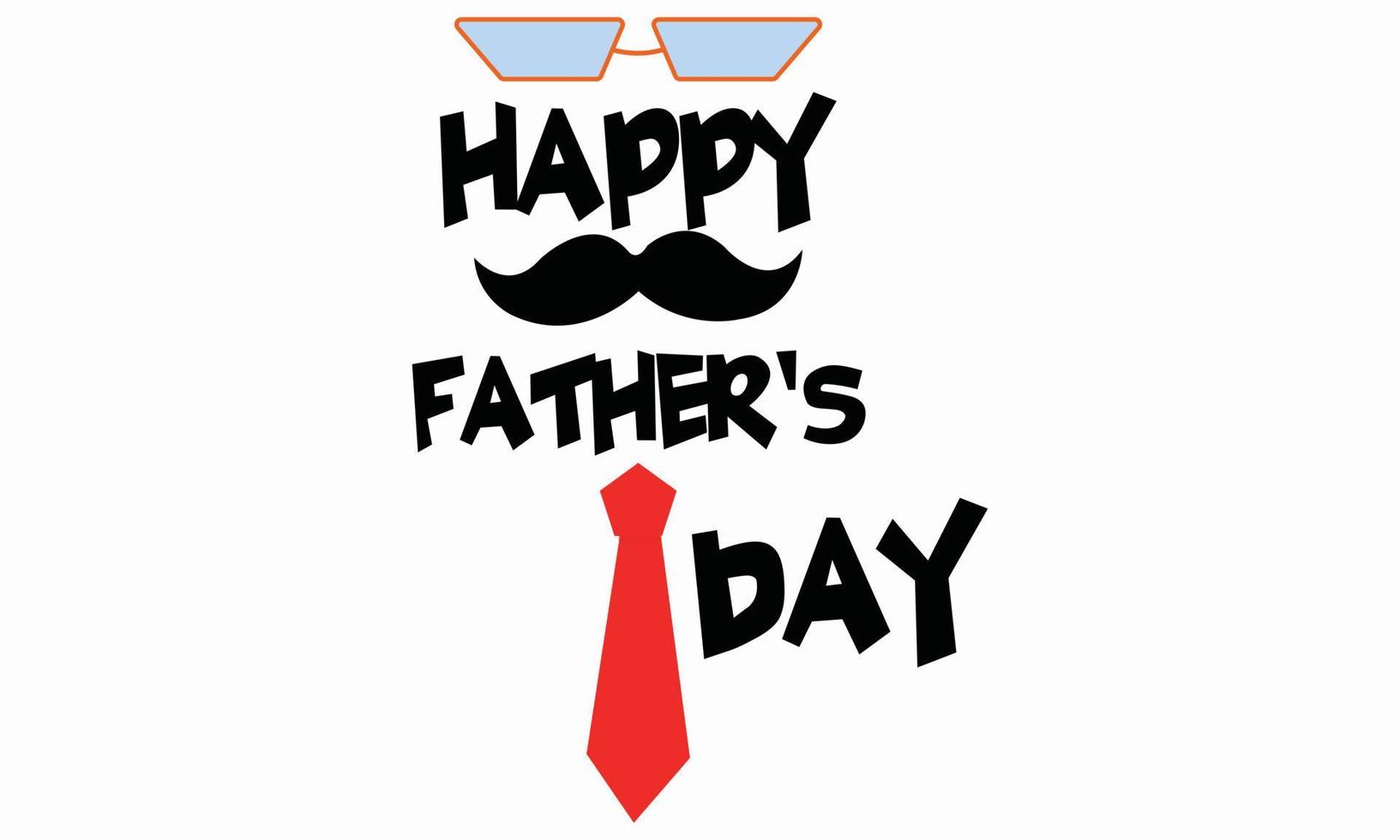 happy fathers day Vectors Illustrations design
