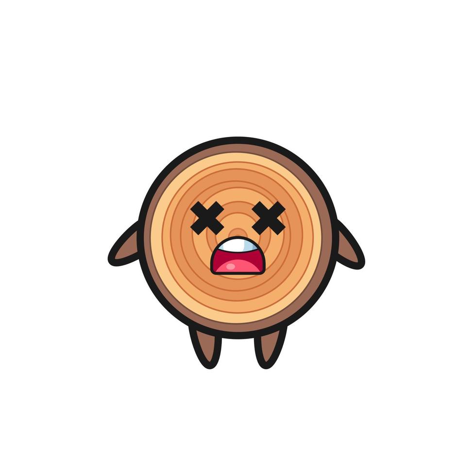 the dead wood grain mascot character vector