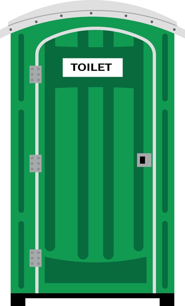 Green Toilet Portable Icon vector