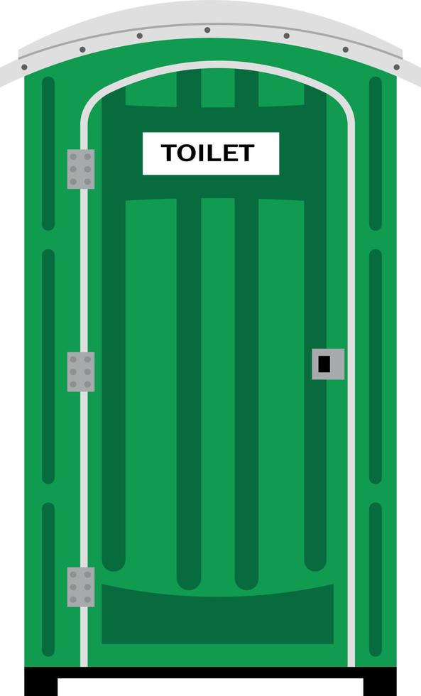 icono portátil de baño verde vector