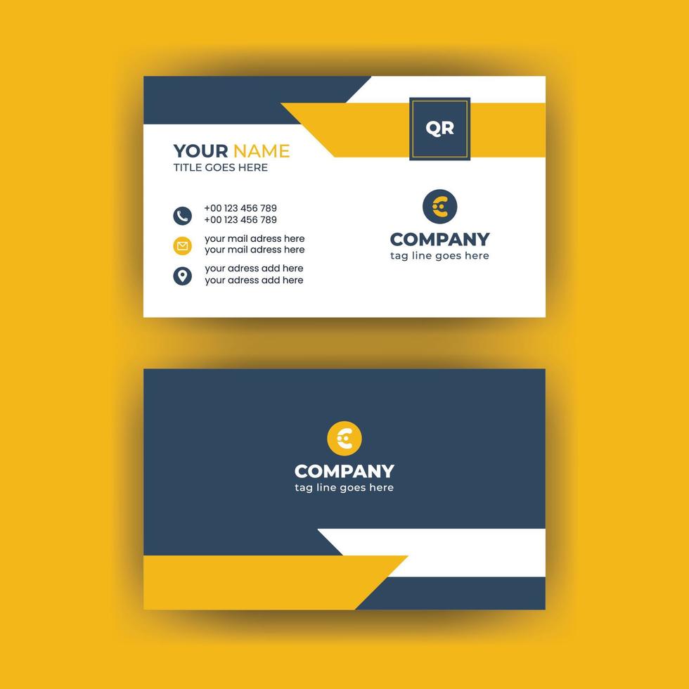 Corporate identity Business Card Design Template vector