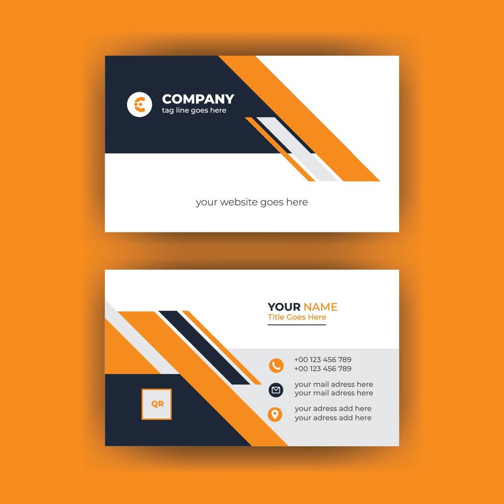 Corporate identity Business Card Design Template vector