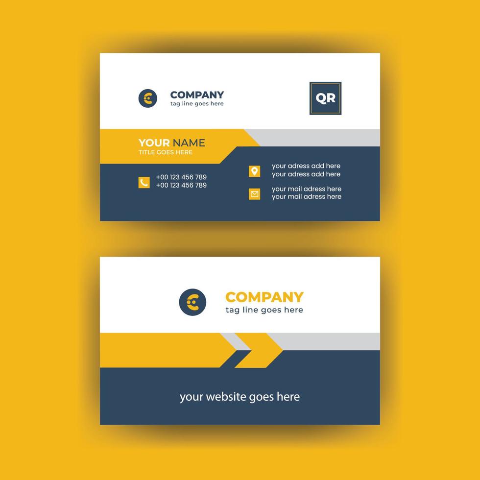 Corporate identity Business Card Design Template vector