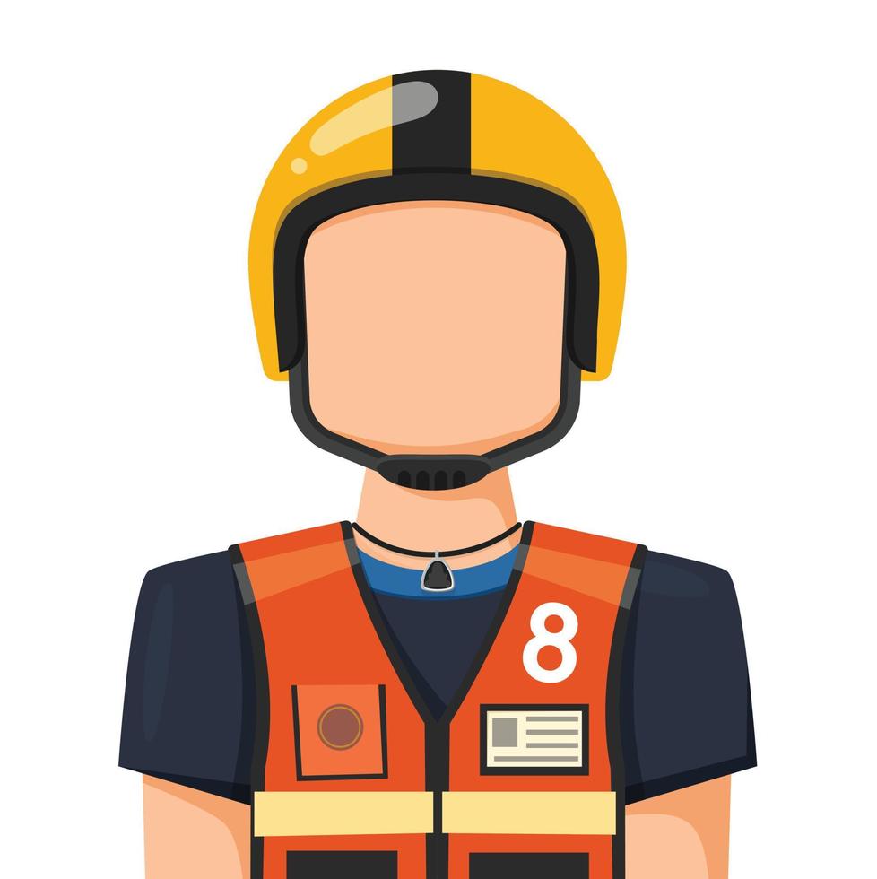 jinete de transporte de tailandia en vector plano simple. icono o símbolo de perfil personal. Ilustración de vector de concepto de personas.