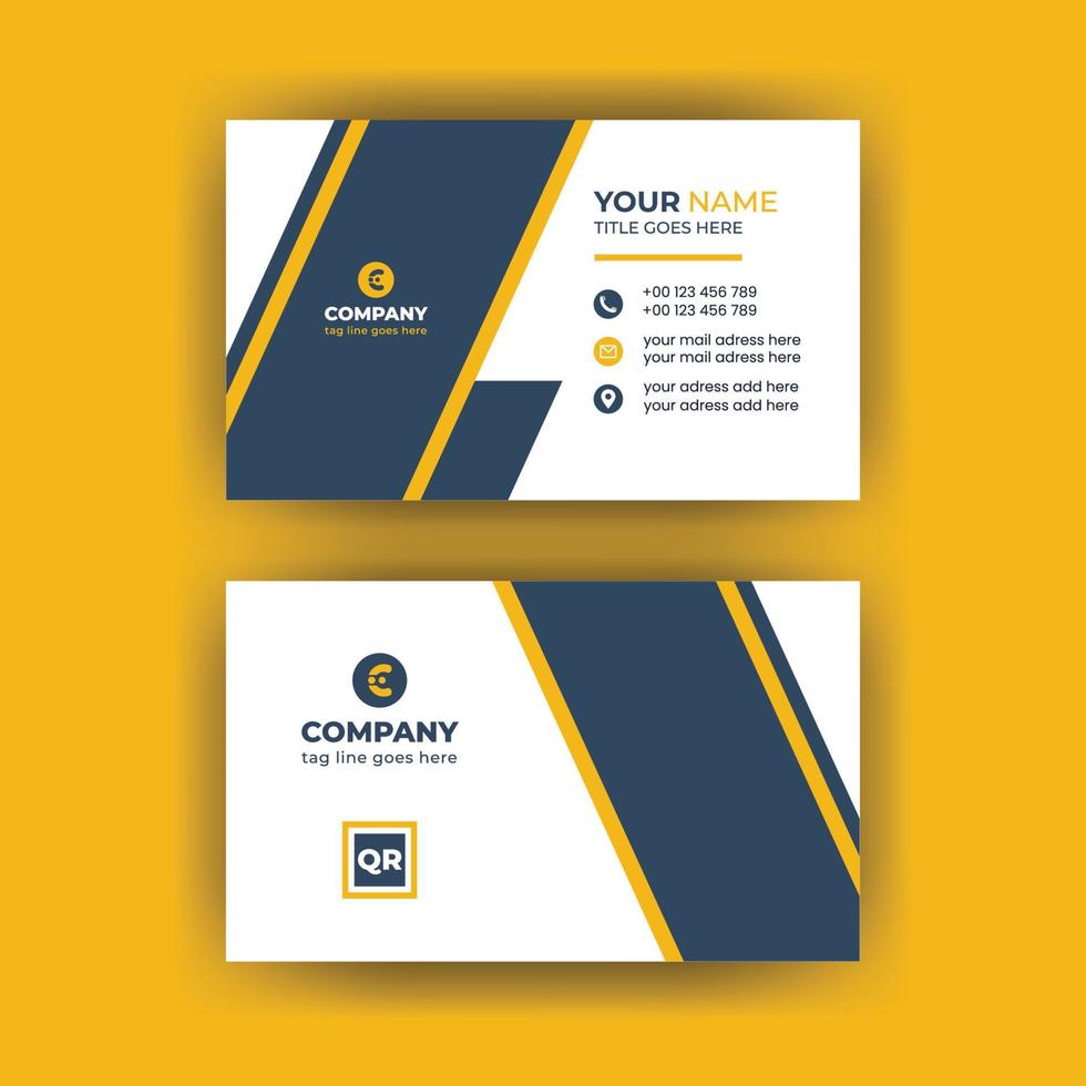 Corporate identity Business Card Design Template vector