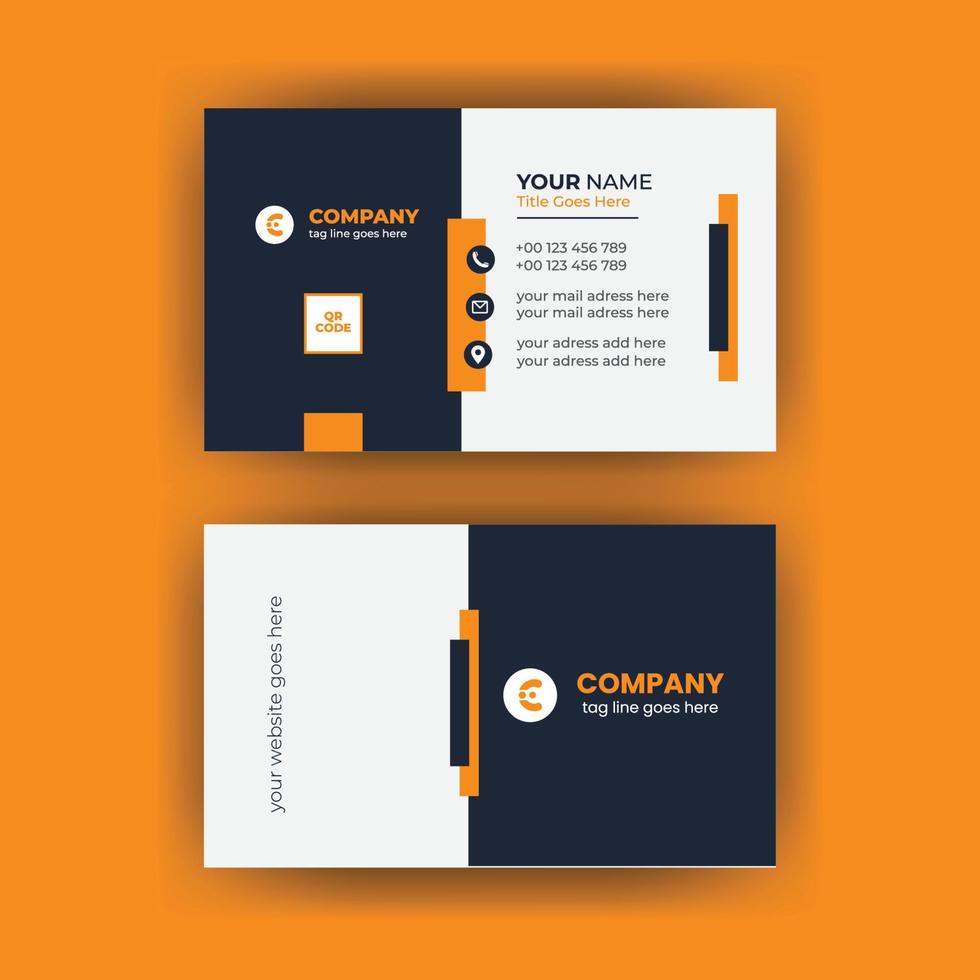 Corporate identity Business Card Design Template vector