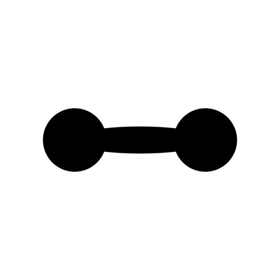 Dumbbell icon template vector