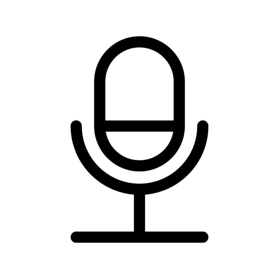 Microphone icon template vector