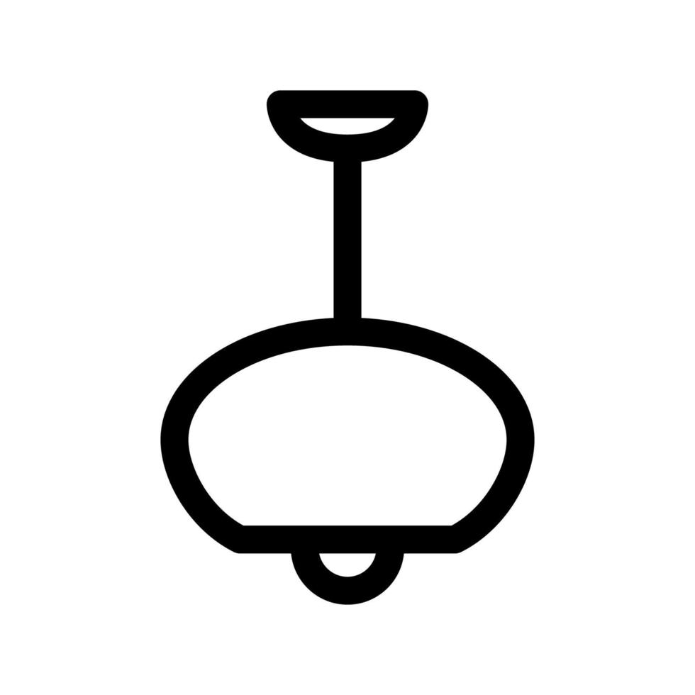 Hanging Lamp icon vector