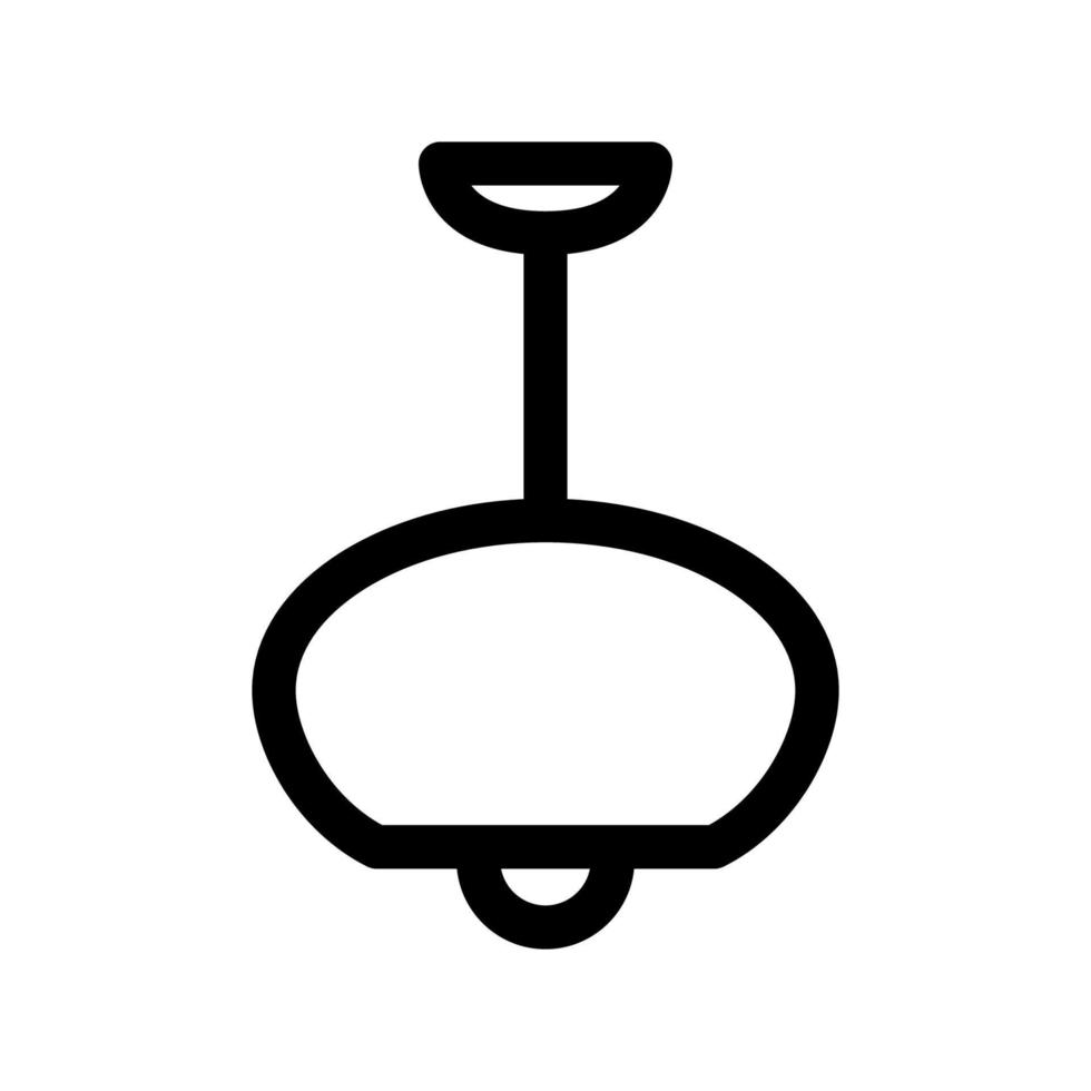 Hanging Lamp icon vector