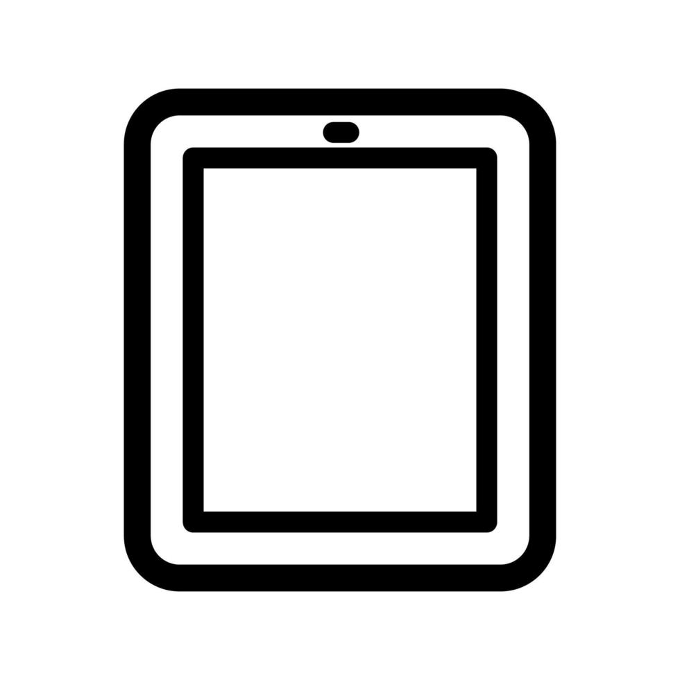 gráfico vectorial ilustrativo del icono de tablet pc vector