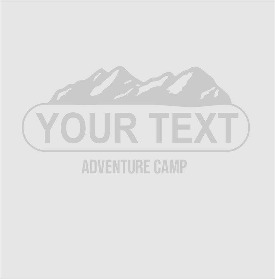 gray mountain logo icon template vector