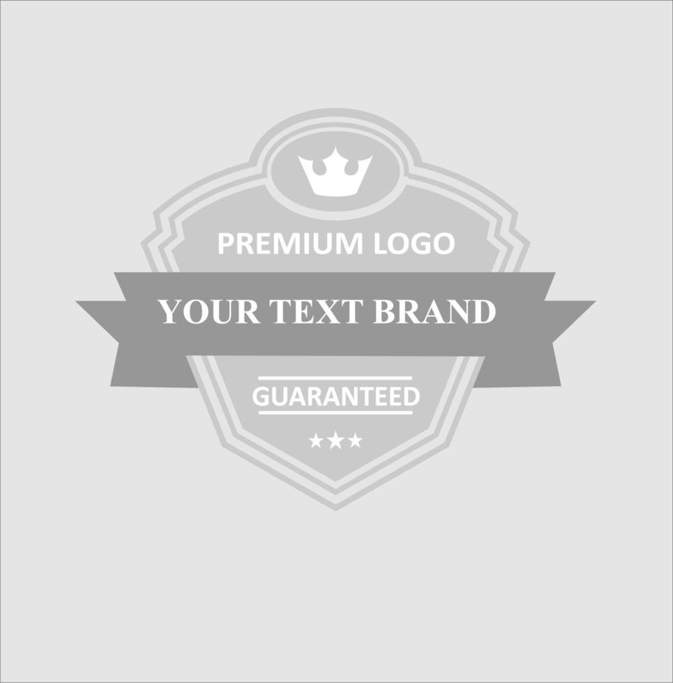 round logo icon template for business label vector