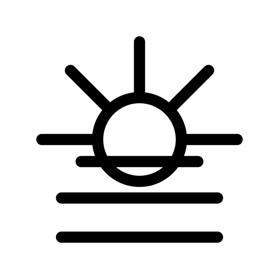 fog day icon vector