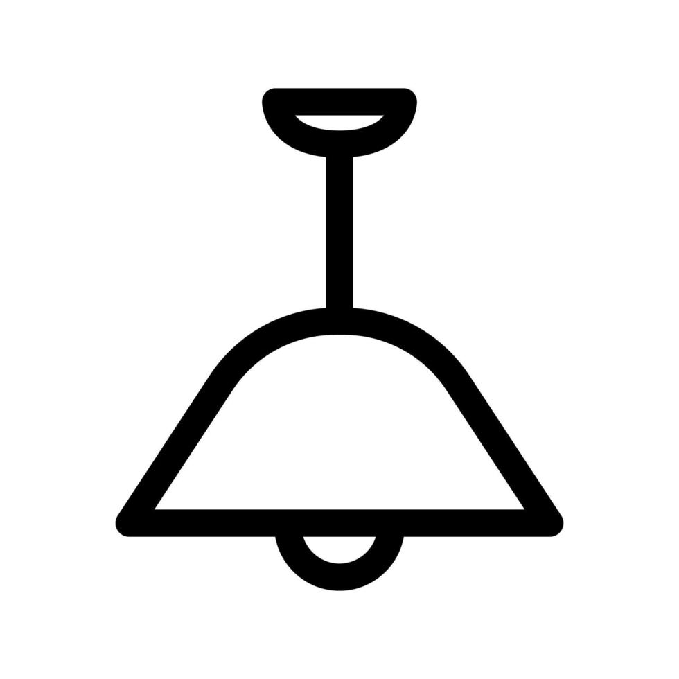 Hanging Lamp icon vector