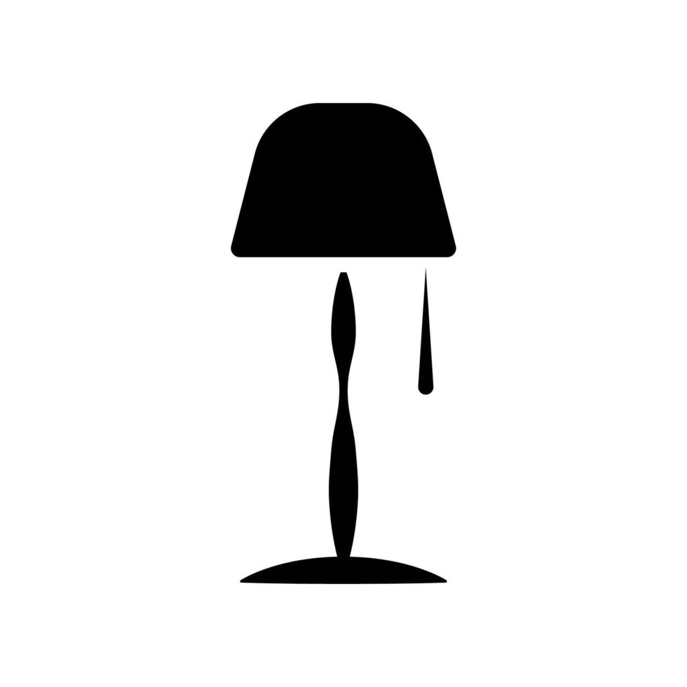 Illustration Vector Graphic of Stand Lamp Icon