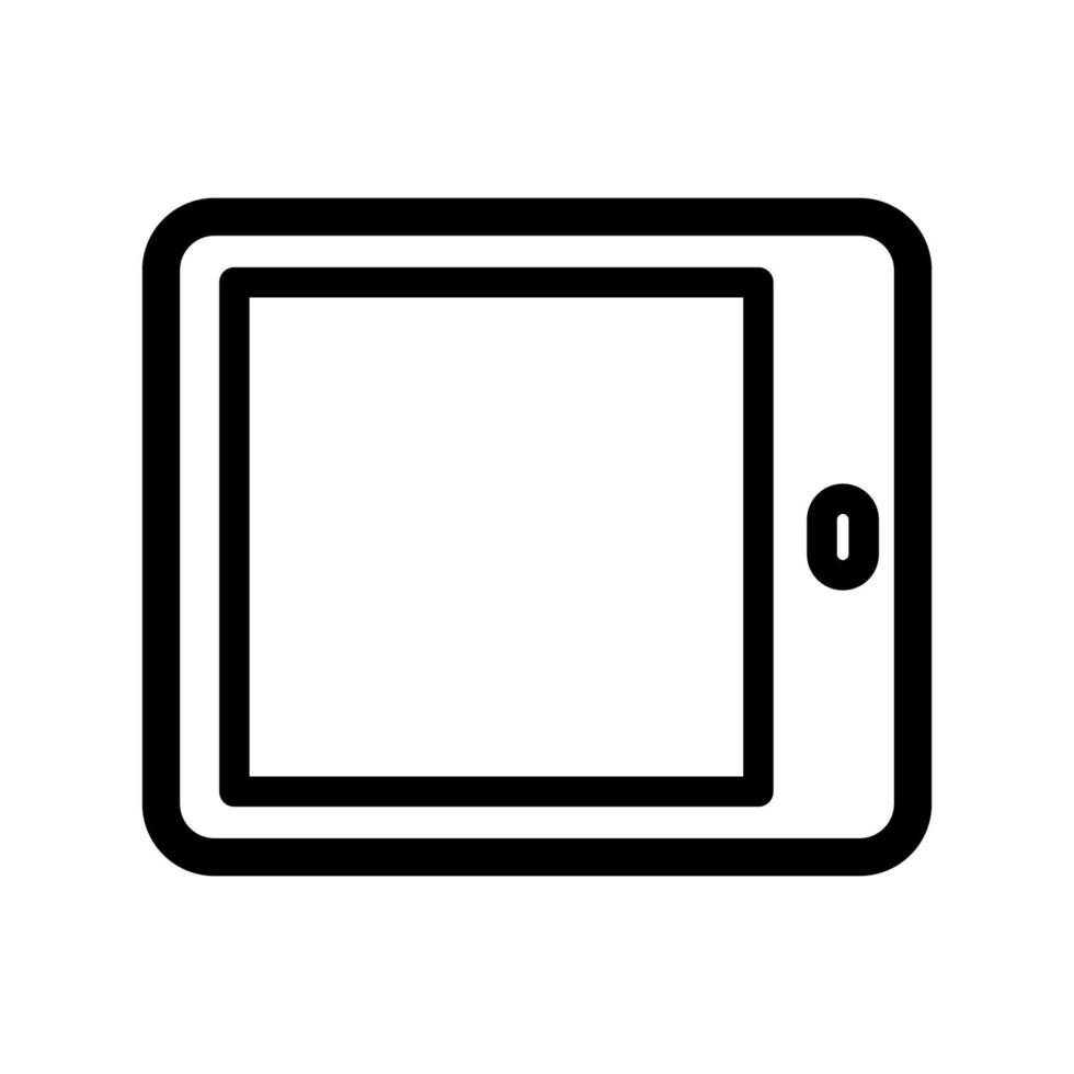 Illustration Vector Graphic of Tablet PC Icon