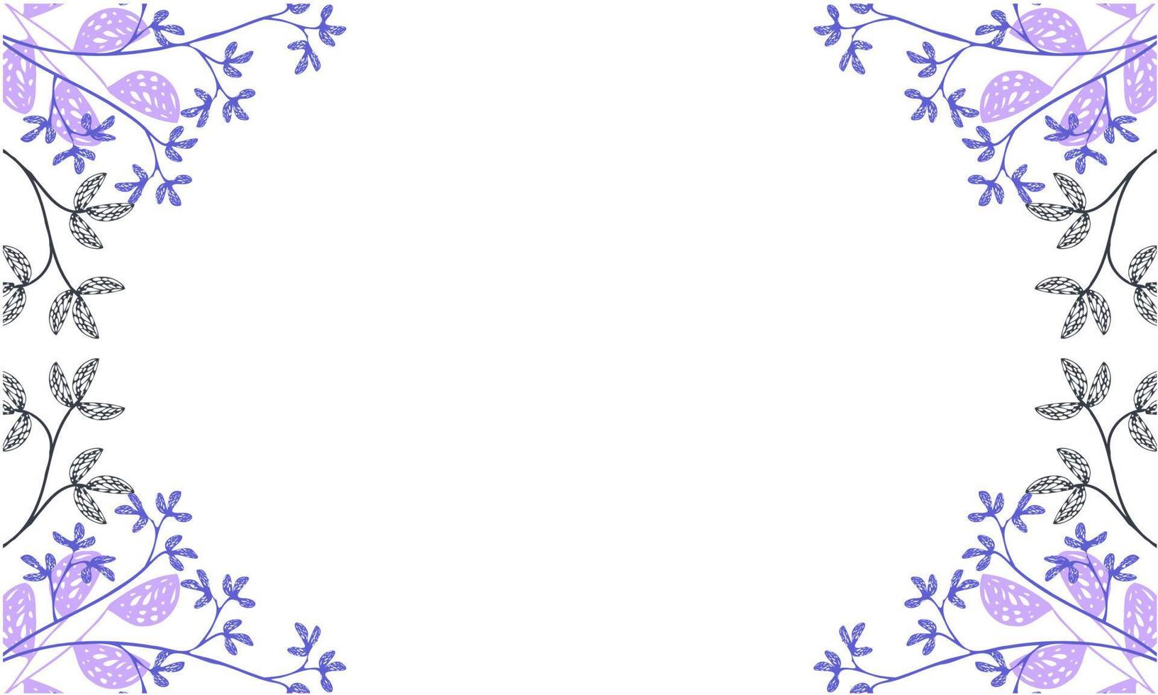 herbal frame, floral frame vector