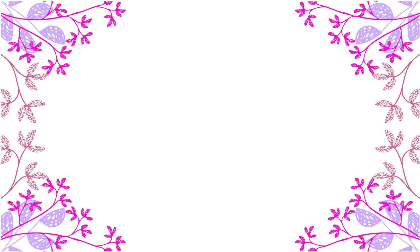 herbal frame, floral frame vector