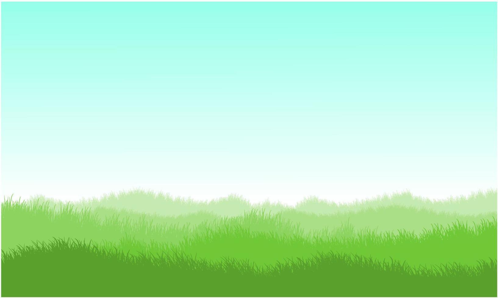 campo de hierba, fondo de hierba vector