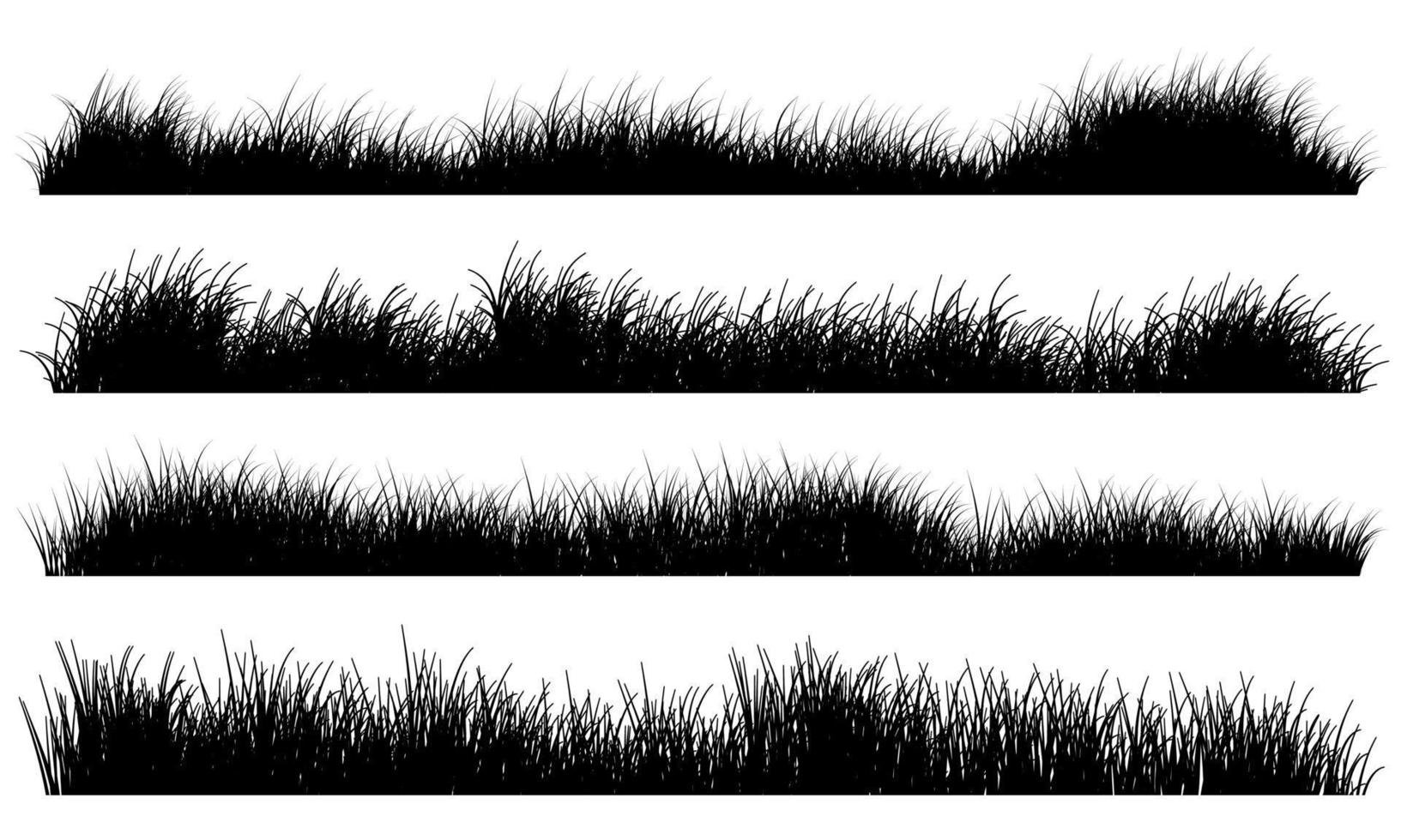 grass black and white vector