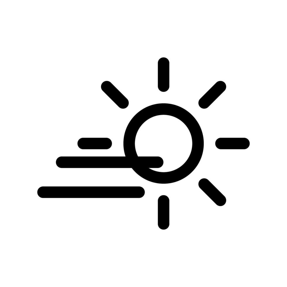 fog day icon vector
