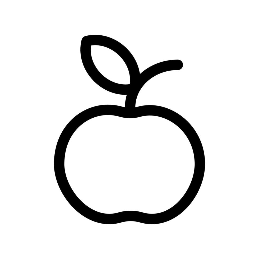 Apple icon template vector