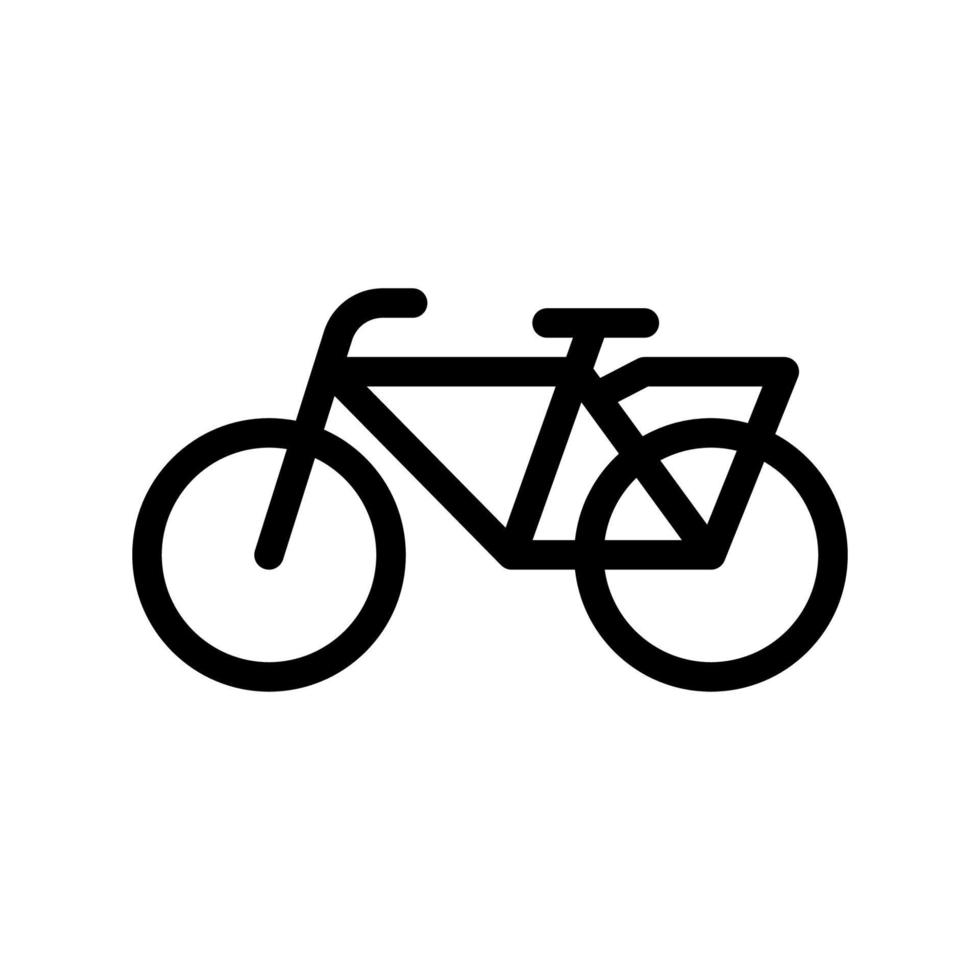 plantilla de icono de bicicleta vector