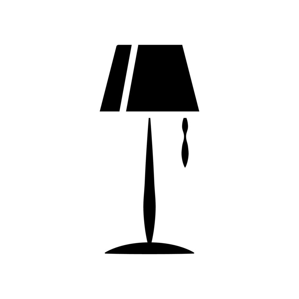 Illustration Vector Graphic of Stand Lamp Icon