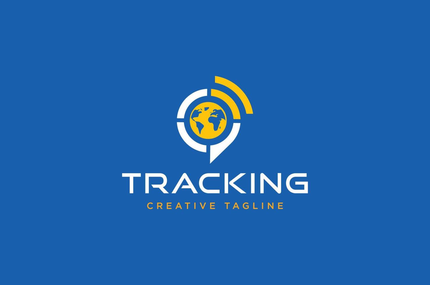 A Global Tracking Logo Or A Tracking Business Logo Concept For Your  Business 7790634 Vector Art at Vecteezy
