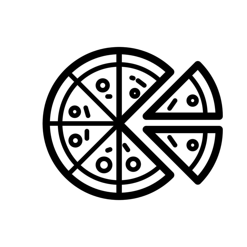 Illustration Vector Graphic of Pizza Icon