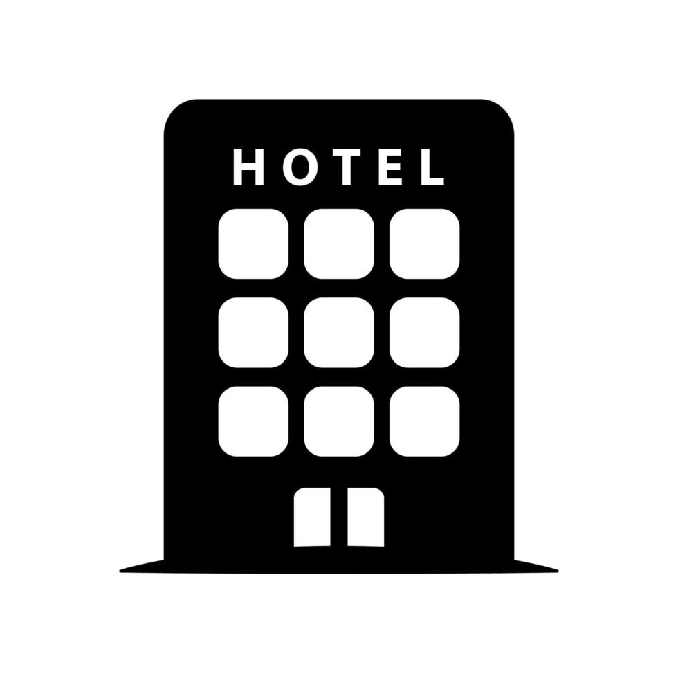 Hotel icon template vector