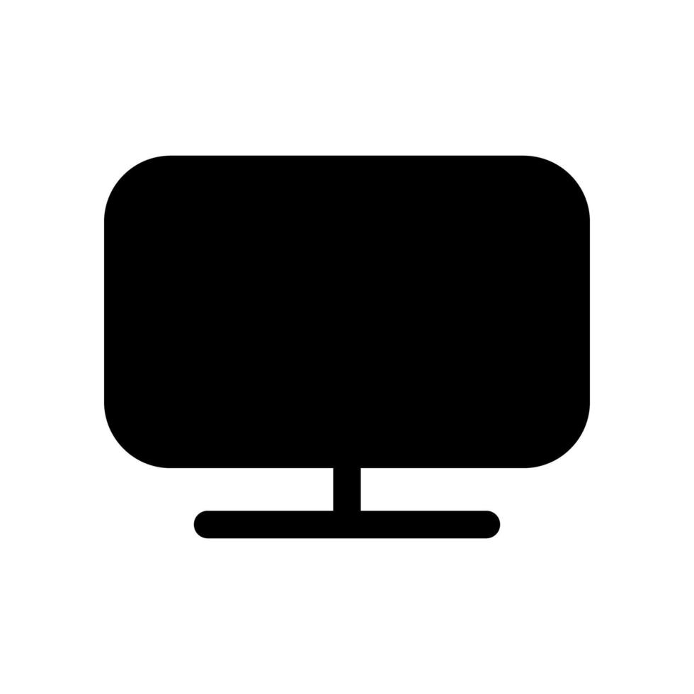 Monitor icon template vector