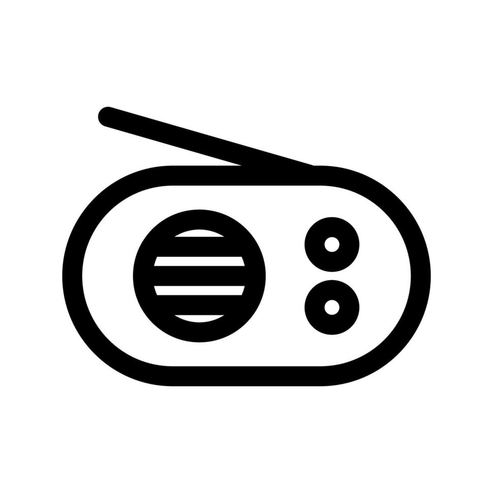 Radio icon template vector