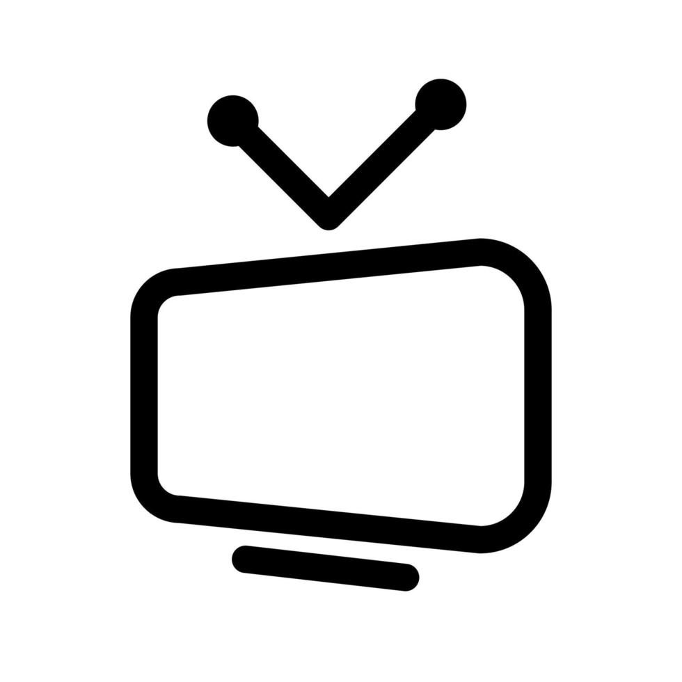 plantilla de icono de televisión vector