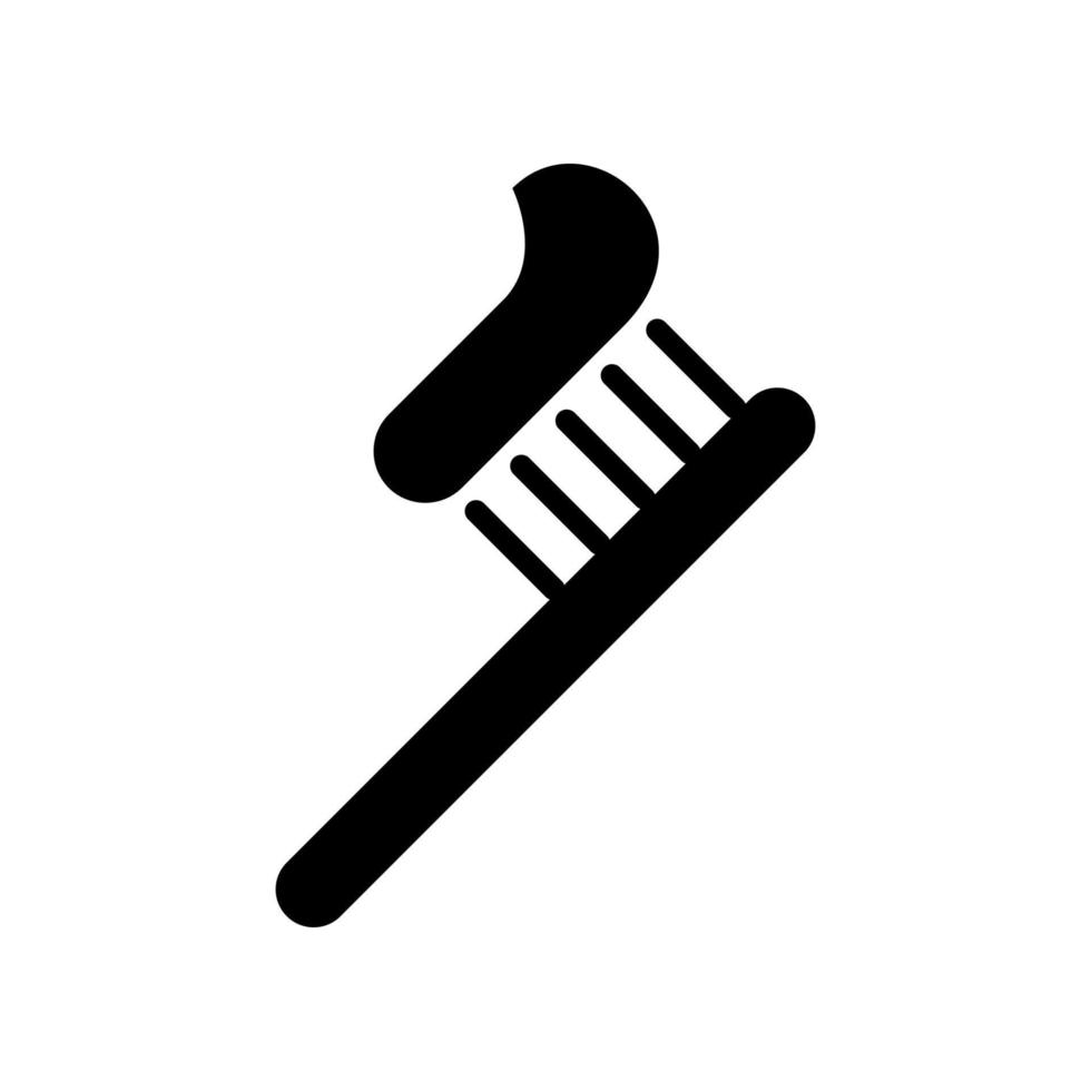 ilustración vectorial gráfico del icono del cepillo de dientes vector