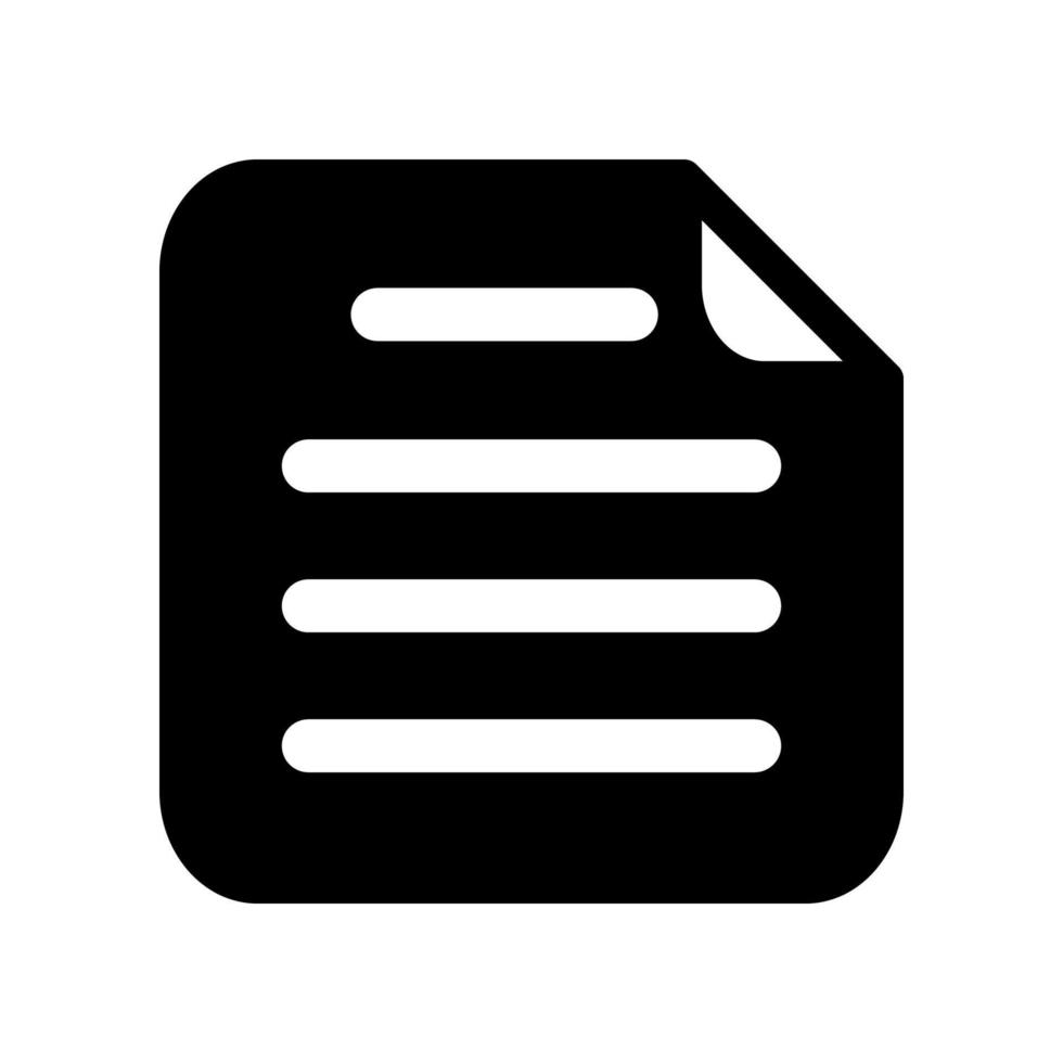 Document Icon template vector