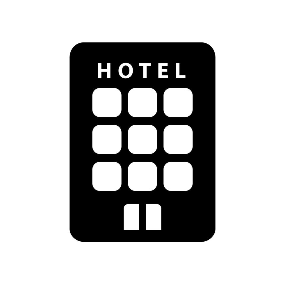 Hotel icon template vector
