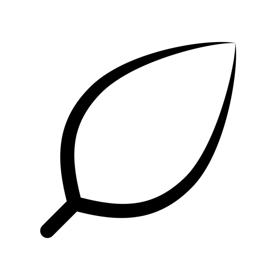 Leaf icon template vector