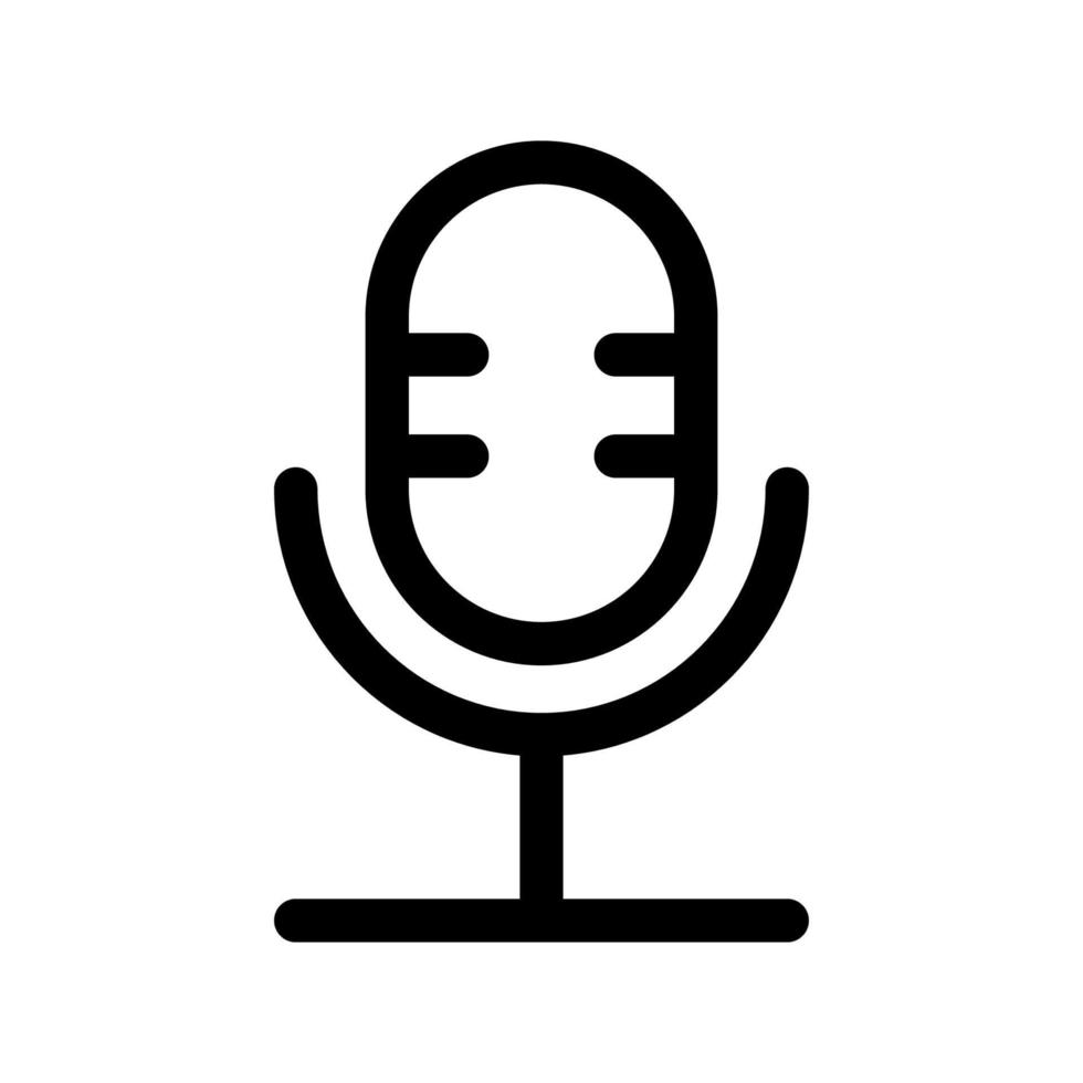 Microphone icon template vector