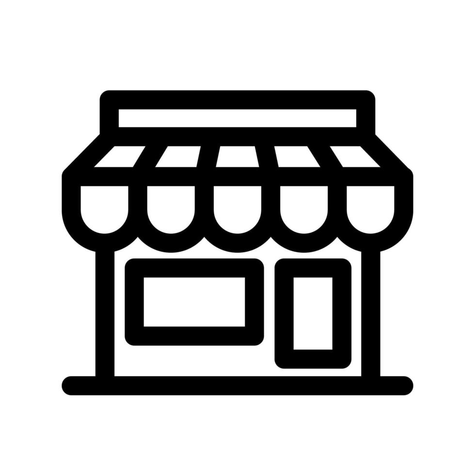 Shop icon template vector