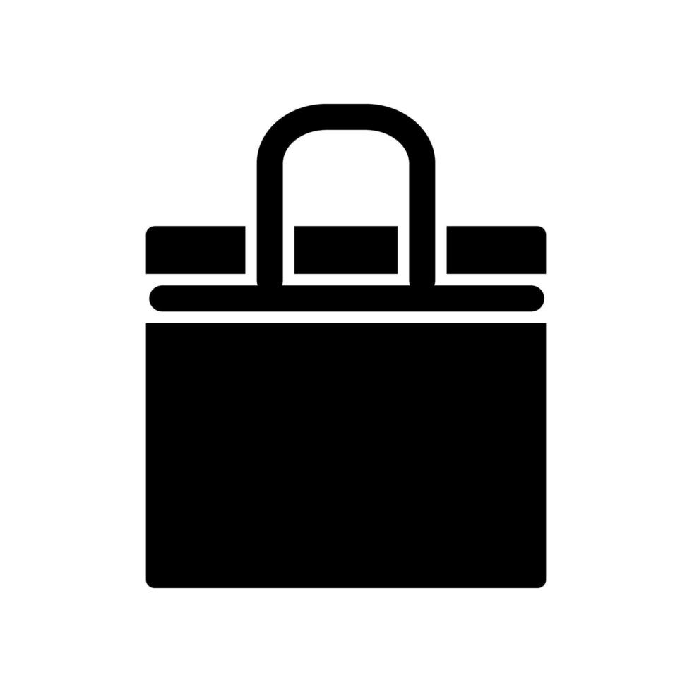 icono de bolsa de compras vector