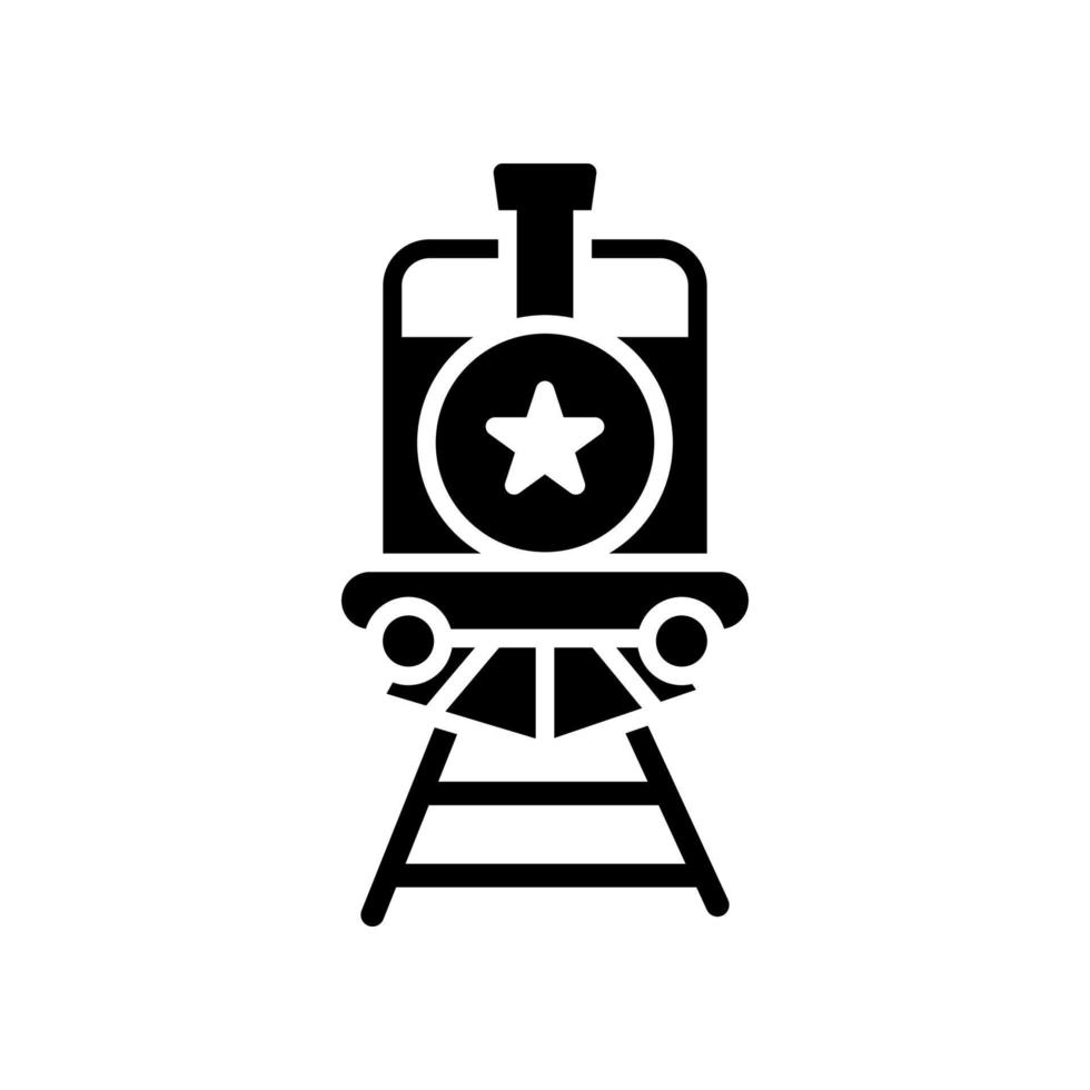 plantilla de icono de tren vector