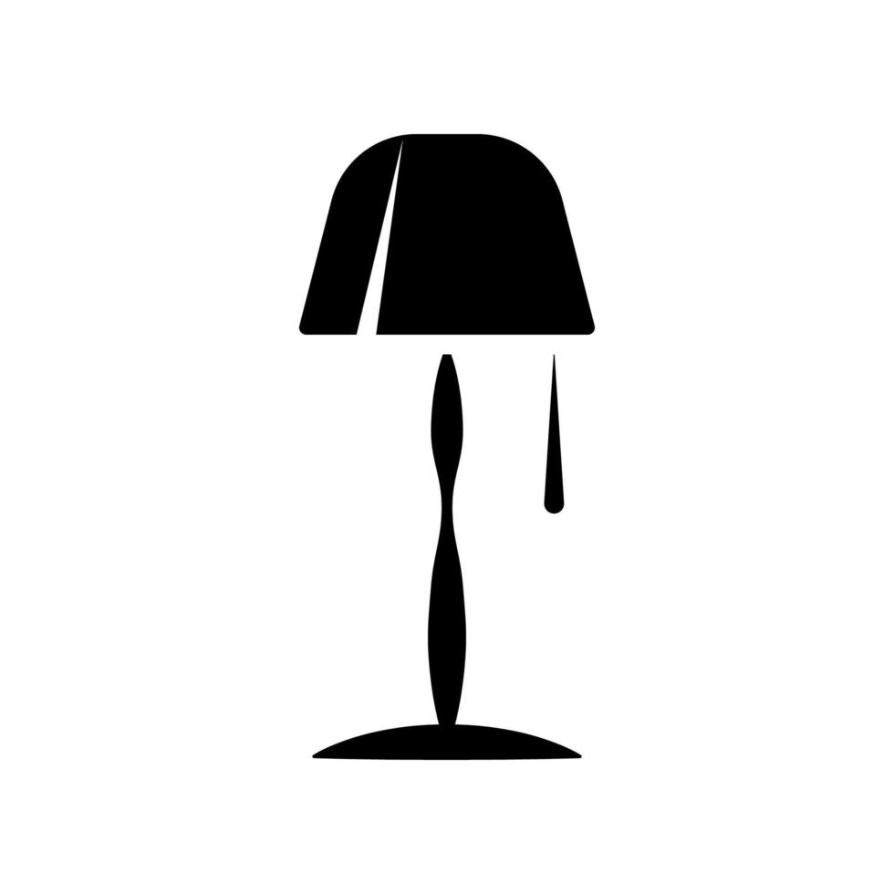 Illustration Vector Graphic of Stand Lamp Icon