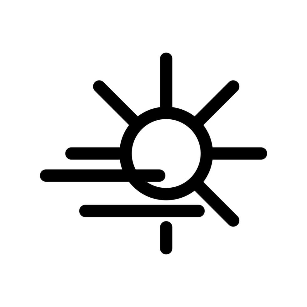 fog day icon vector