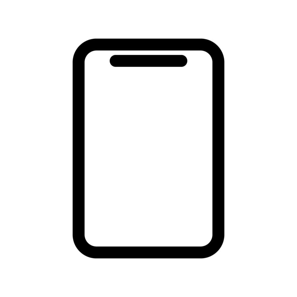 Smartphone icon template vector
